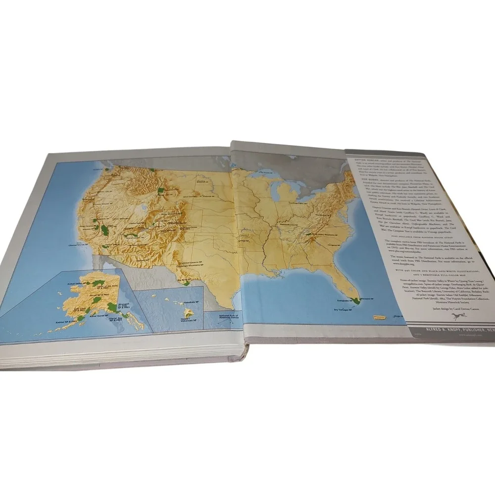 The National Parks Americas Best Idea Book Ken Burns Dayton Duncan Hardcover SEE